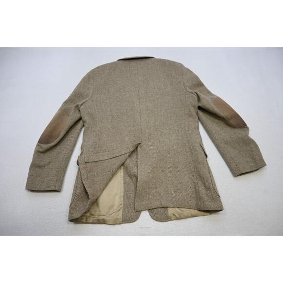 VTG Boston Harbor Tweed Handwoven Wool Blazer Sports Jacket Mens Sz 38 R - Picture 5 of 13